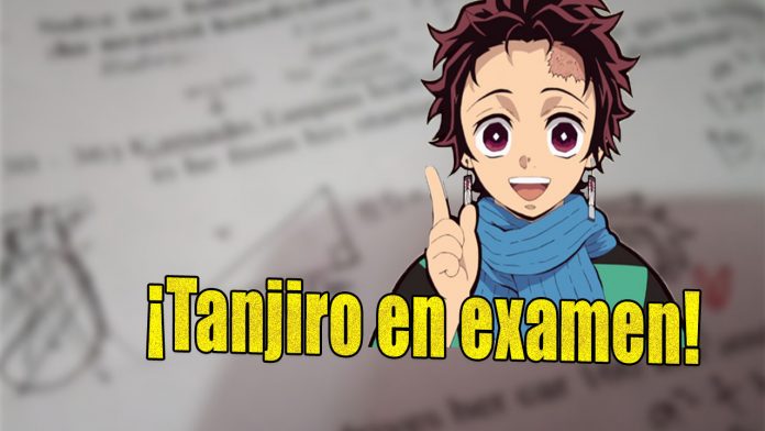 Tanjiro en examen